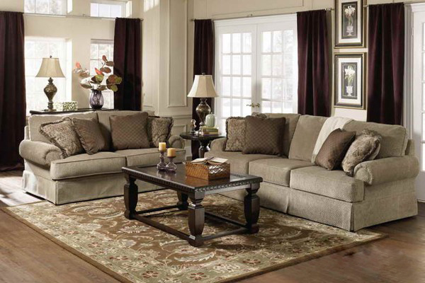 Ghế sofa vải phòng khách