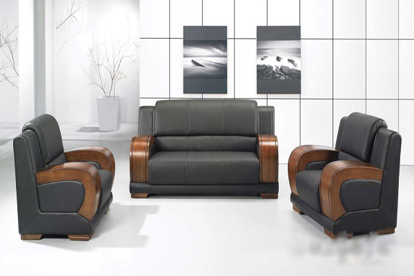 Ghế Sofa văn phòng tay gỗ